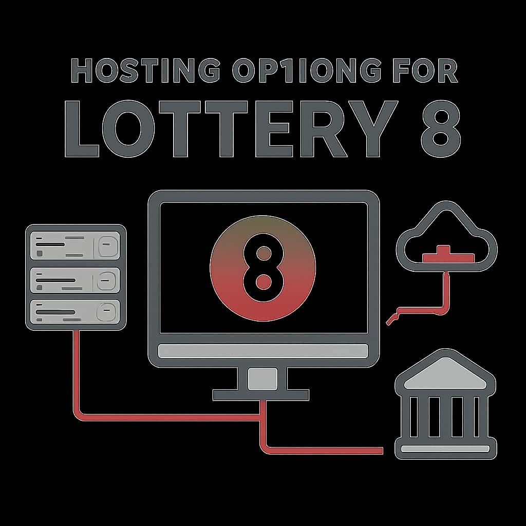 Diagram illustrating hosting options for Lottery 8