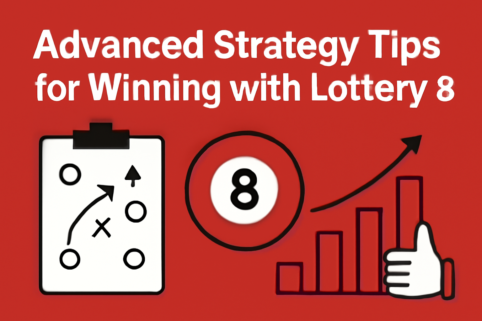 Information scene illustrating installation steps for Lottery 8 app.