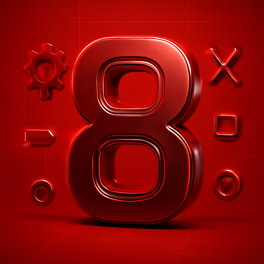 Icon representing system requirements for Lottery 8