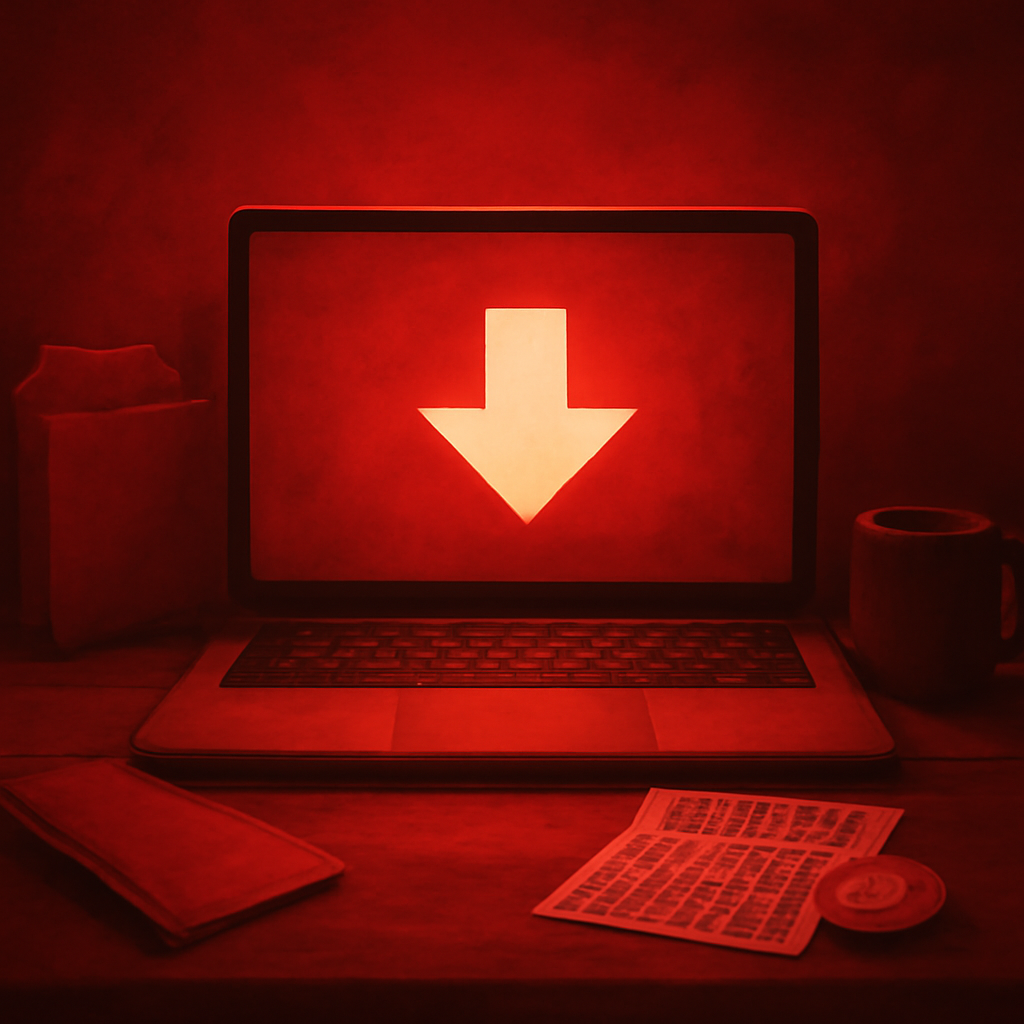 Diagram explaining the download process for Lottery 8 for iOS.