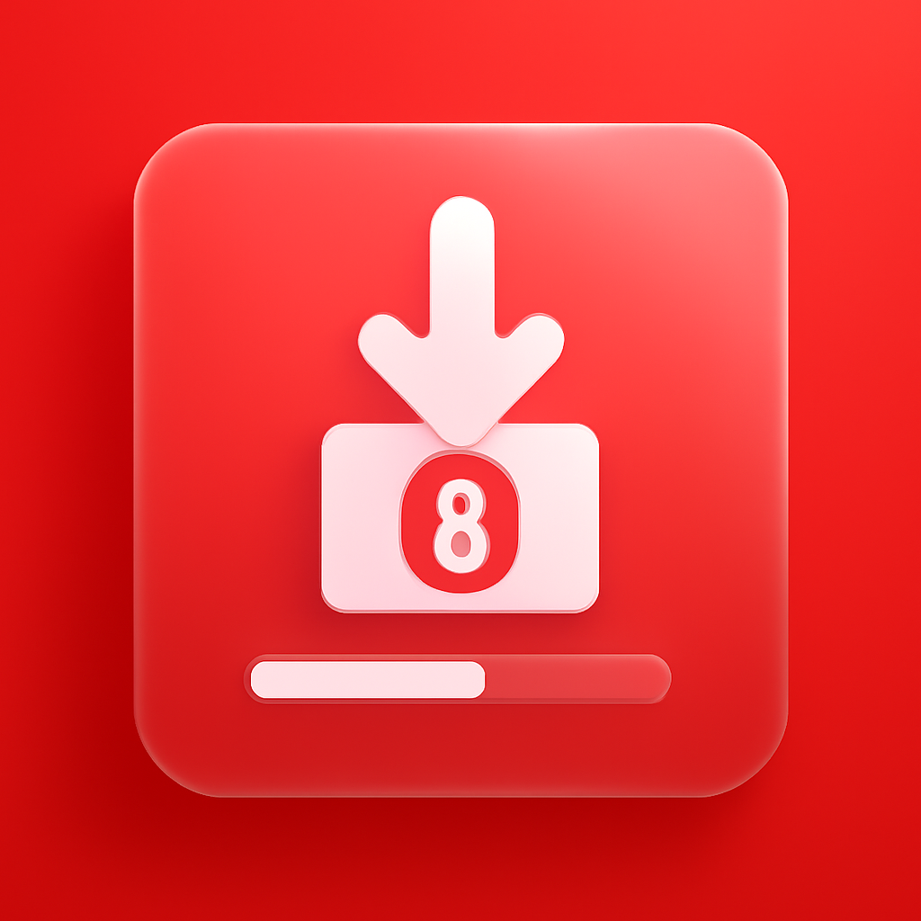 Diagram illustrating the installation steps for Lottery 8.